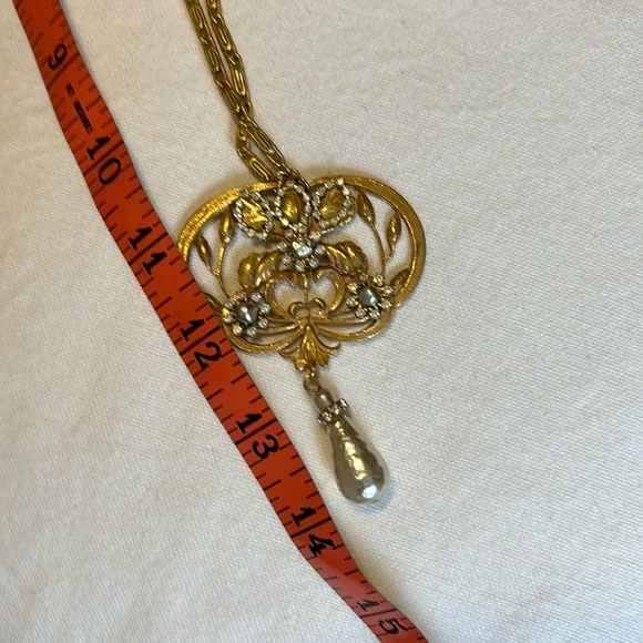 Miriam Haskell Original 28 Inch adjustable Statement Necklace - Picture 1 of 8